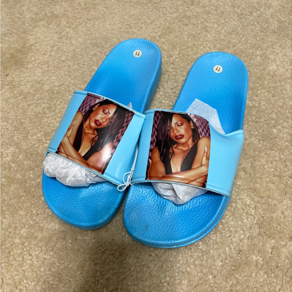 Size 8 Women’s - Cross Colours Aaliyah Legacy Blue Slide Sandals
